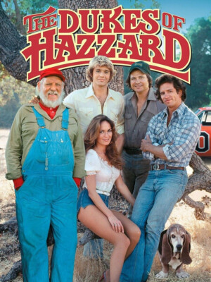 SHERIF PLAQUE SCARE ME - DUKES OF HAZZARD / VINTAGE USA DECO - 30X20 CM