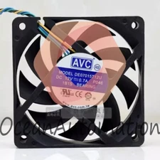 new  1pcs AVC 7cm DE07015T12U 7015 12V 0.70A Super Powerful Cooling Fan