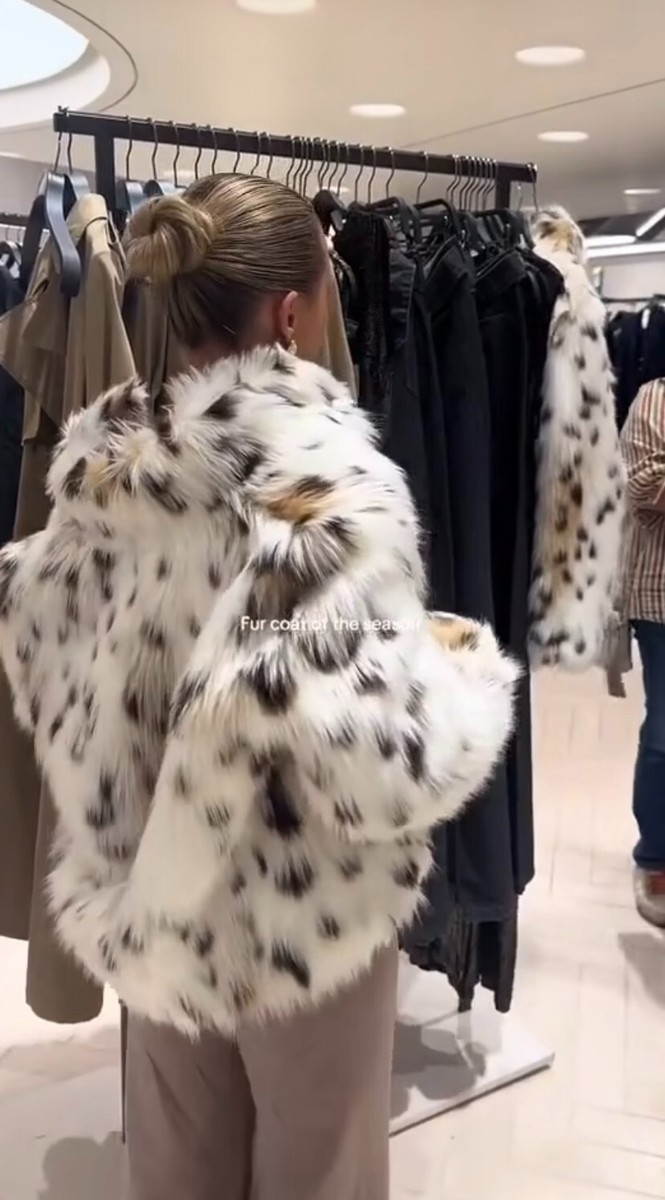 ZARA FAUX FUR JACKET ZW COLLECTION LEOPARD NEW FW24/25 SIZES ZARA FAUX FUR JACKET ZW COLLECTION LEOPARD NEW FW24/25 SIZES