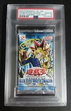 2002 Yu-Gi-Oh LoB Legend Blue Eyes White Dragon 1st Ed Graded Sealed Pack PSA 10