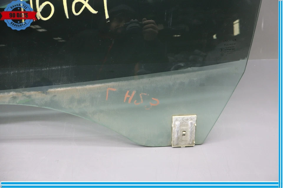 07-15 Jaguar XKR XK XKR-S X150 puerta delantera izquierda lado del conductor ventana vidrio OEM Foto 4 de 4