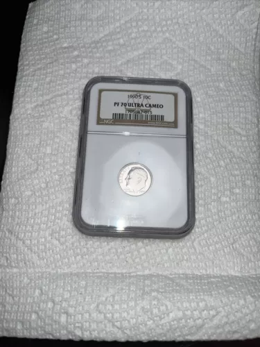1990 S Roosevelt Dime PF70 Ultra Cameo NGC Certified