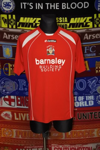 Maillot De Foot Domicile Barnsley 2008/2009 Lotto, Taille XL Adulte, état Correct