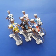 Lot de 6 cyclistes miniatures Romain Bardet - Echelle 1/32 - Cycling figure