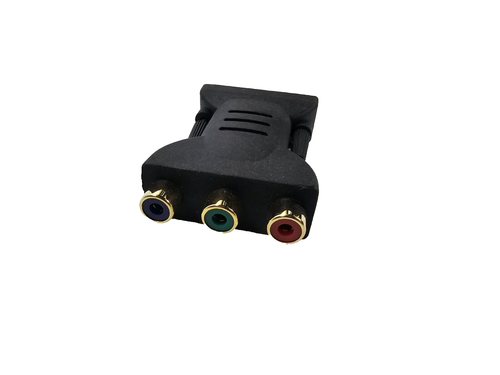 Lot 215pcs DVI-I Male To 3 RCA Female Component AV Connector Converter Adapter - Picture 2 of 3