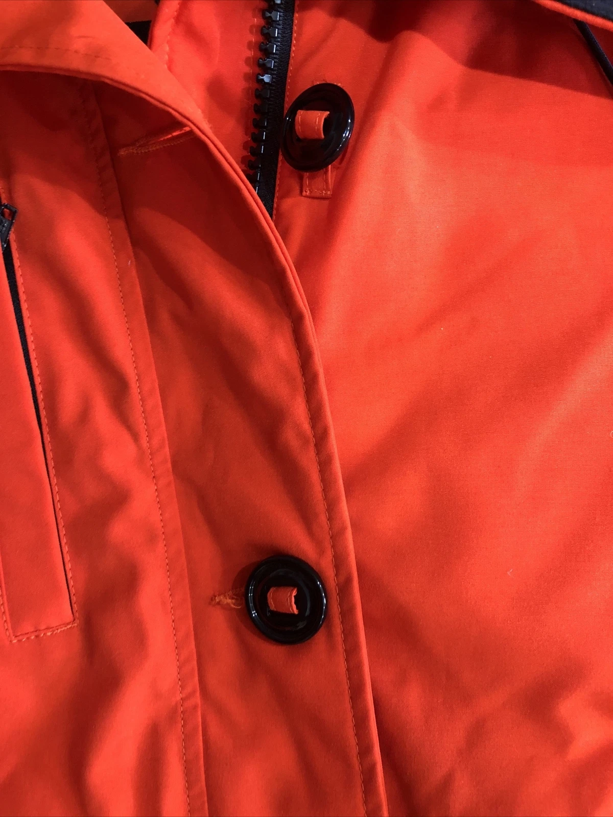 NUOVO parka arancione Canada Goose ""Rideau"" Monarch taglia XS $750 donna"