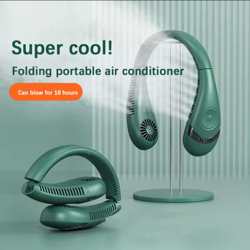 10000mAh Bladeless Lazy Neck Fan Portable USB Rechargeable Mini Hanging Cooler - Picture 4 of 16
