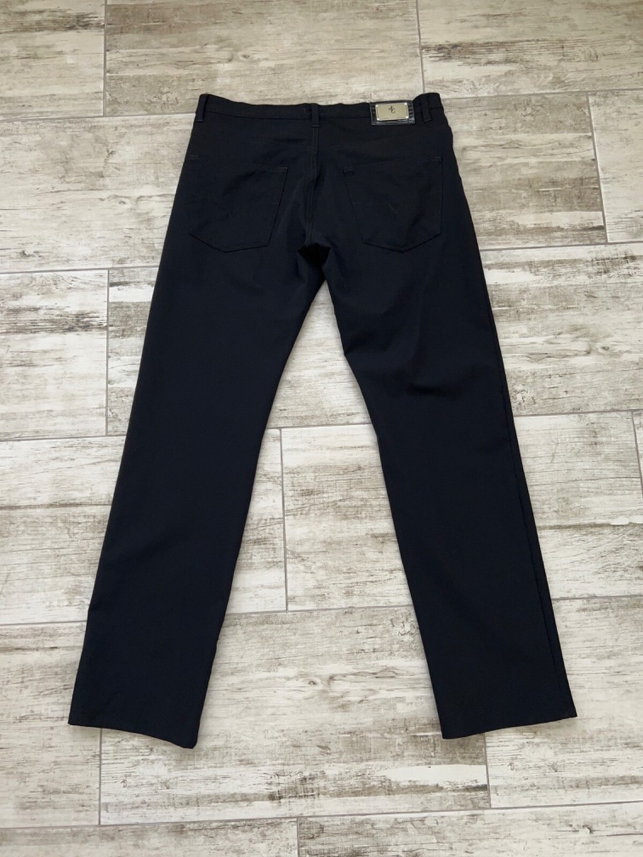 Mens Versace Jeans Couture Black Pants Jeans Trousers Classic Casual Size 52