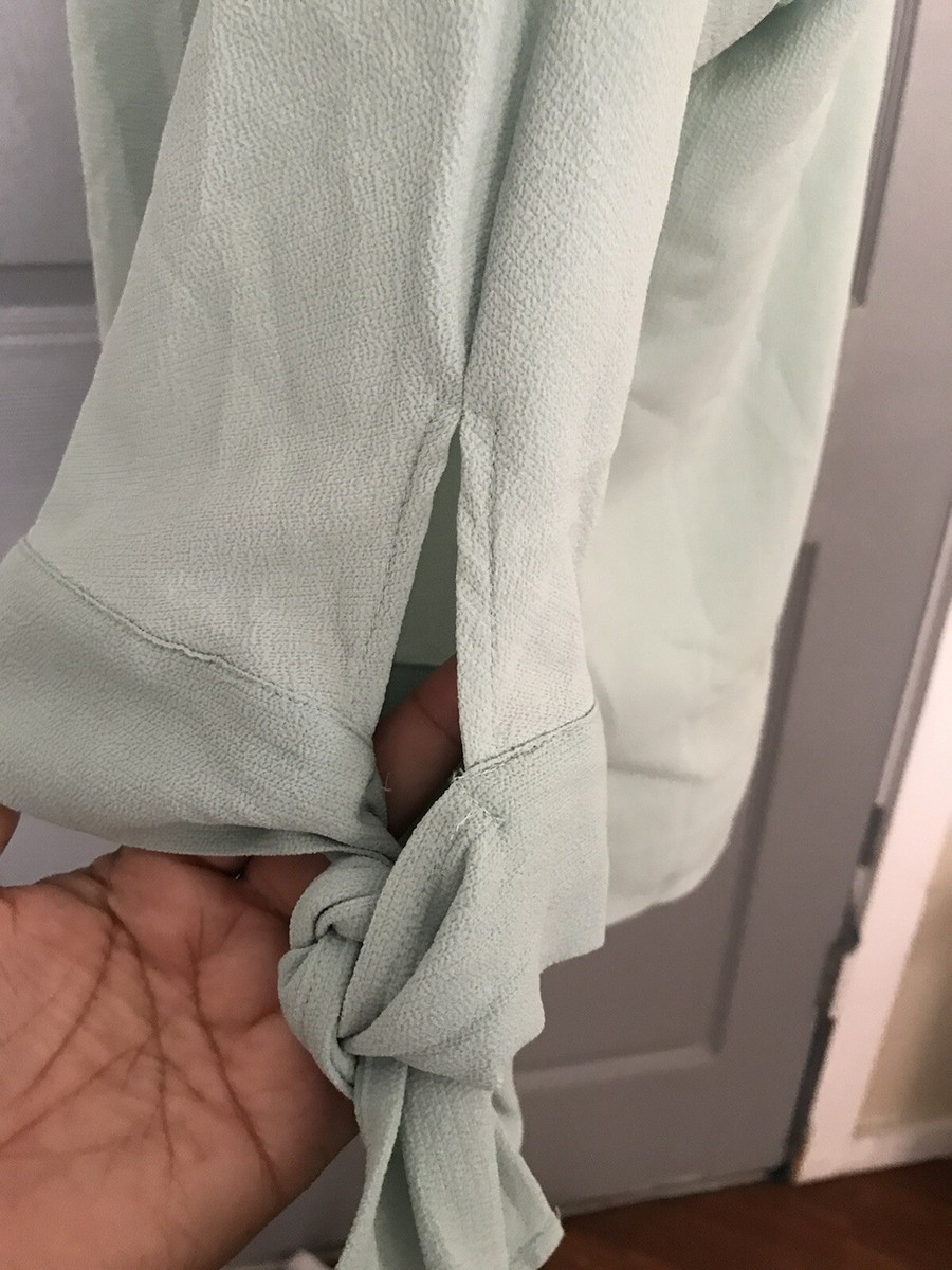 Mint Green New York & Company blouse View 5