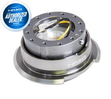 New Nrg Steering Wheel Quick Release Gen 2.8 Gun Metal Body Ring Hub Srk-280gm