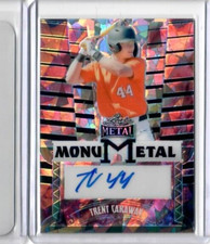 2024 Leaf Metal TRENT CARAWAY Crystal Fire #1/1 AUTO ROOKIE CARD RC Oregon State