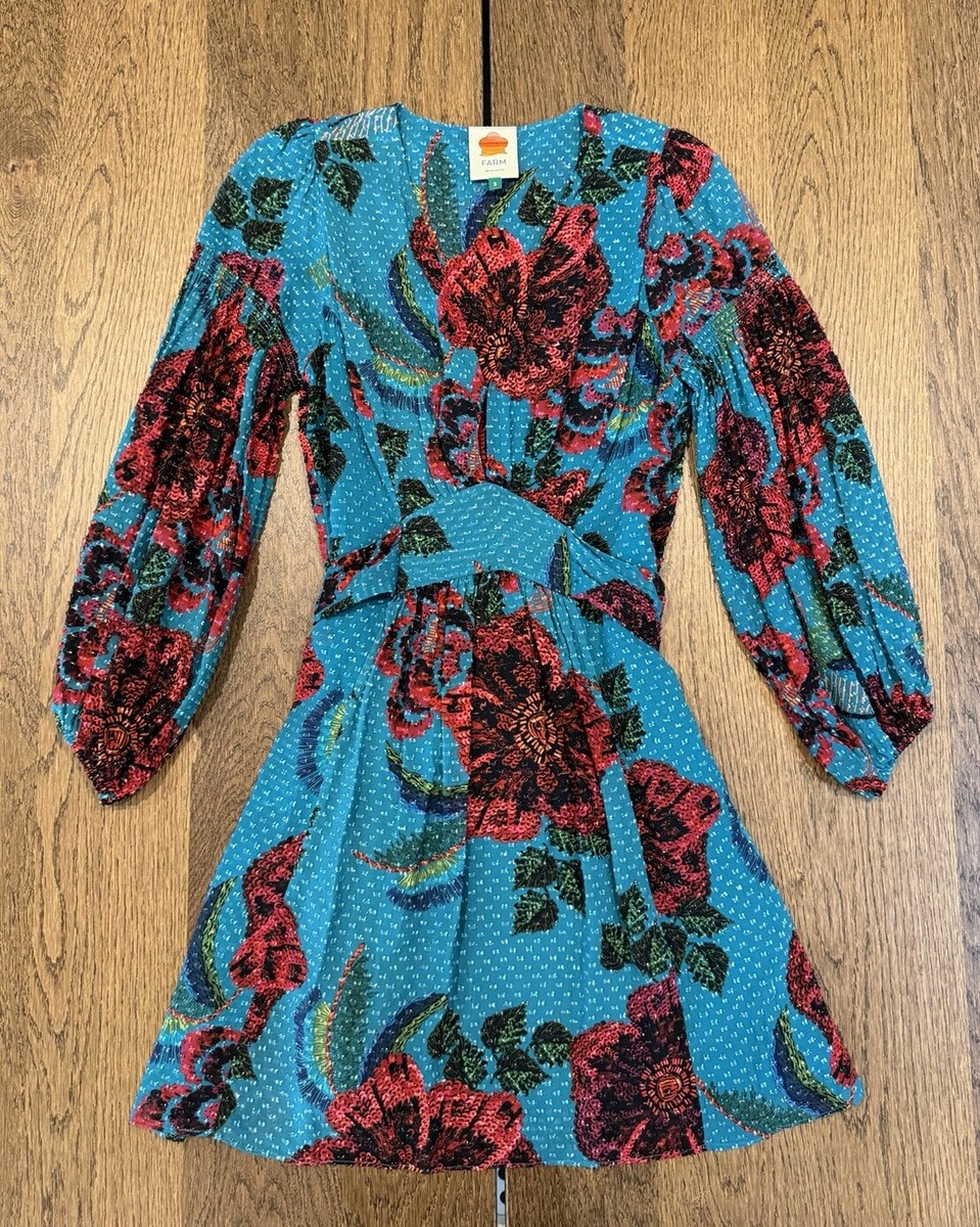 dara midi dress Green Ditsy Floral Tiered Dara Midi Dress