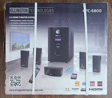Ellington Technologies HPC-6800 5.1 Surround Sound Home Theater System - New 