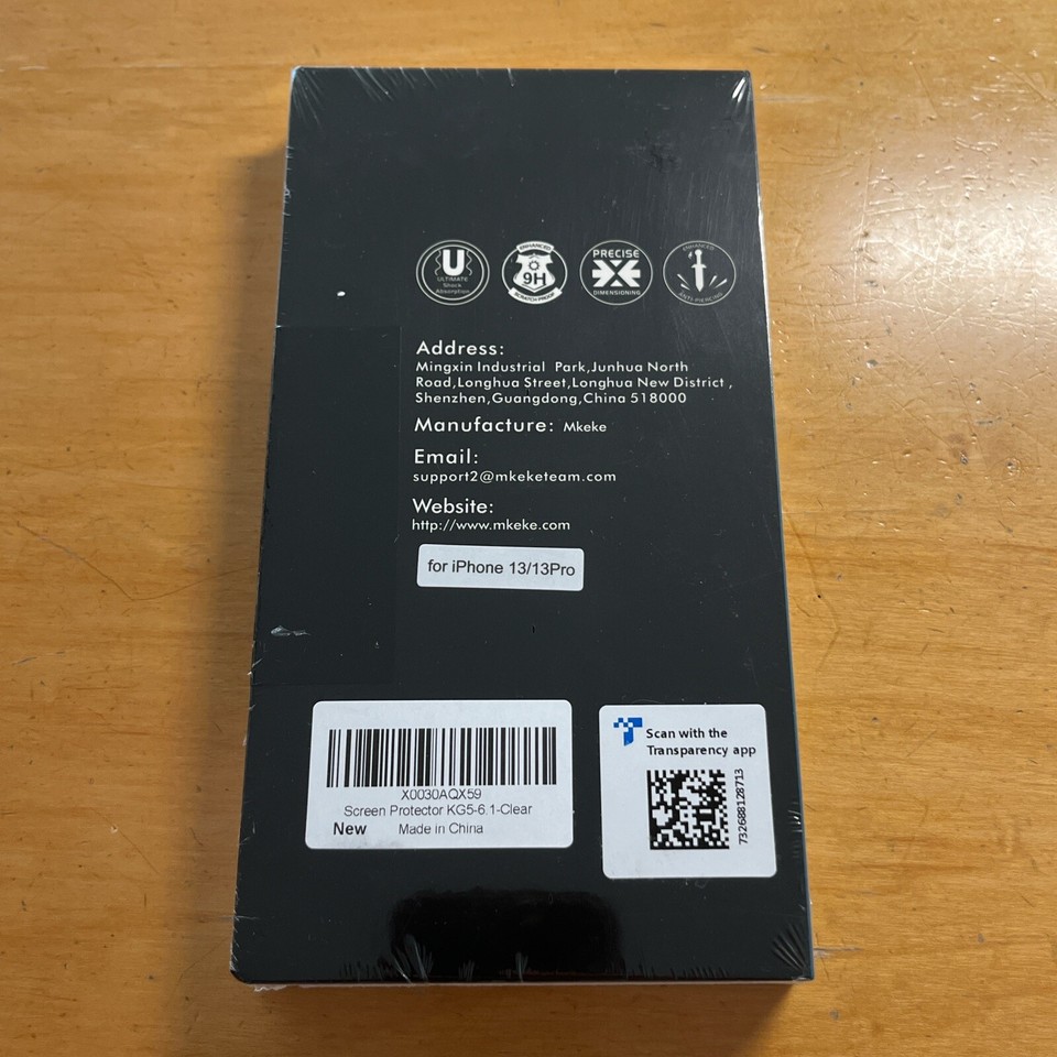 Mkeke Screen Protector for Apple iPhone 13/iPhone 13 Pro 3 Pack Brand