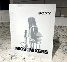 SONY 1978 MICS & MIXERS Vintage Brochure / Binder / Catalog Good Used Condition