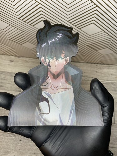 Solo Nivellierung gesungen Jin-woo 3D Linsenbewegung beweglich Auto Aufkleber Aufkleber Peeker - Bild 2 von 3