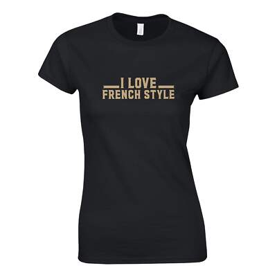 Französisch - Klassisches T-Shirt mit Rundhalsausschnitt für Damen | Gildan  640