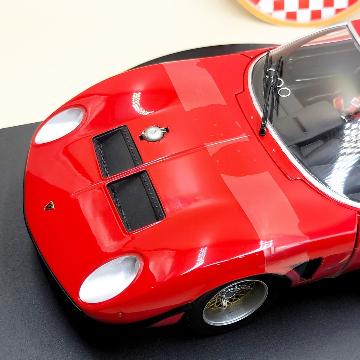 Kyosho 1/18 Lamborghini Jota SVR Red Gorgeous Collection Kyosho 1/18 Lamborghini Jota SVR Red Gorgeous Collection
