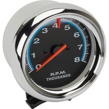 3-12 Chrome Electric Tachometer Kit 8k Rpm - Perfect For Hot Rods 3-12 Chrome Electric Tachometer Kit 8k Rpm - Perfect For Hot Rods
