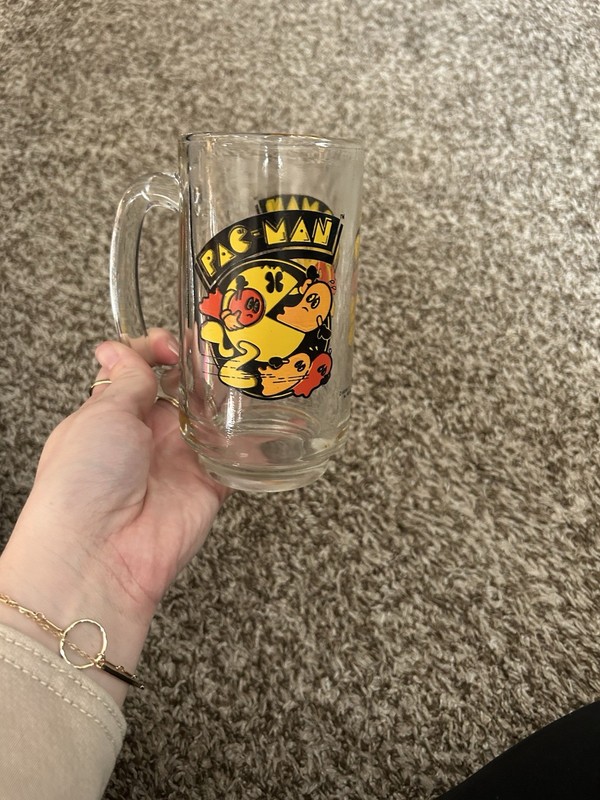 Pac-Man Glass Cup