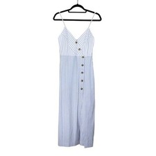 Zara Striped Tank Summer Dress XS