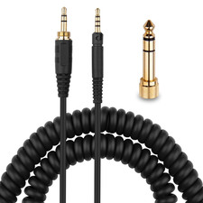 Coiled Audio Cable for Sennheiser HD598 HD599 HD569 HD579 Headphones 2.5mm Lock