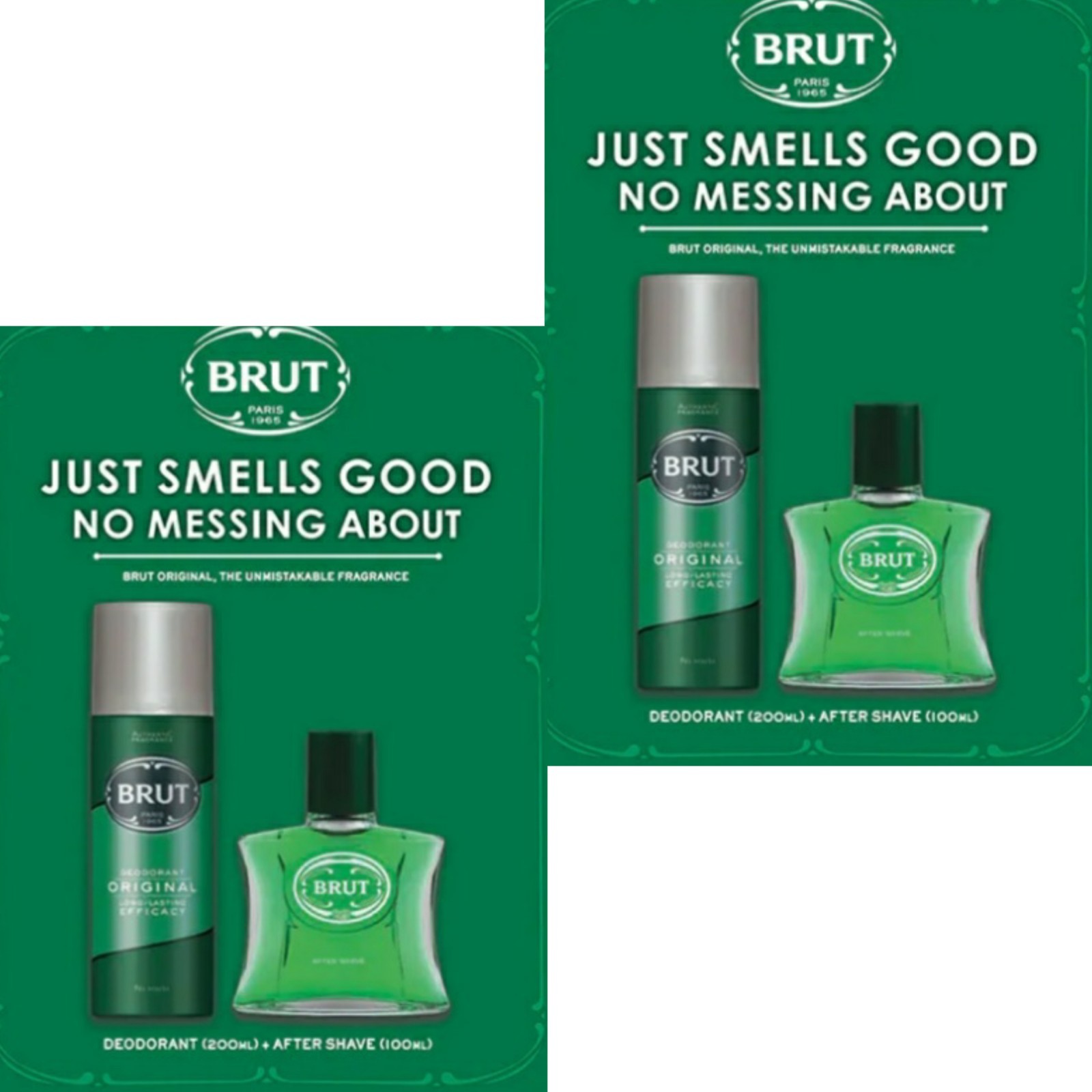 Brut Original Gift Set Deodorant 200ml & Aftershave 100ml For Him - New - Image 7