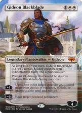 Gideon Blackblade #WS2 *Foil* (LP) - Mythic Edition: War of the Spark MTG