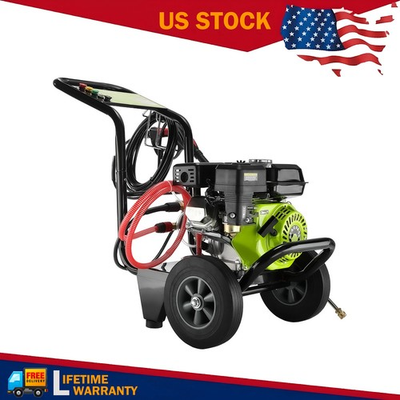 #ad Gas Pressure Washer 212CC 3500 PSI 2.6 GPM with 5 Nozzle Set for Cars Fences $265.99