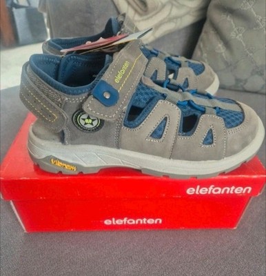 Elefanten Vibram Leder Trekking Outdoor Sandalen Schuhe Gr 34 Neu OVP