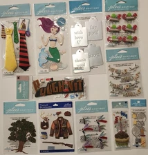 Lot Of 11 JOLEE'S BOUTIQUE Dimensional  Scrapbooking Stickers ASSORTED MIX