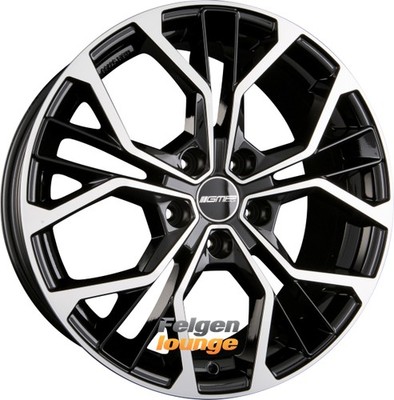 4x GMP ITALIA MATISSE Black Diamond 6,5x16 ET45 5x112