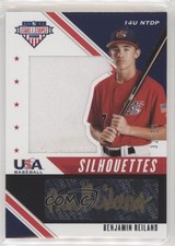 2020 USA Baseball Stars & Stripes Black Gold 32/39 Benjamin Reiland Auto h3a