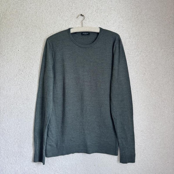Men Selected Sweater Green 38 / M
