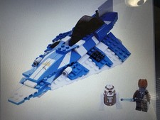 LEGO Star Wars Disney Set 8093 Plo Koon's Jedi Starfighter 100% Complete!