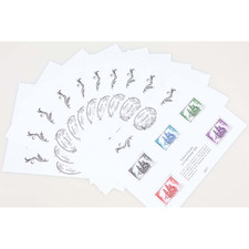 SÉRIE COMPLÈTE LES TRÉSORS DE LA PHILATÉLIE ANNÉE 2017, JEU COMPLET DE 10 BLOCS