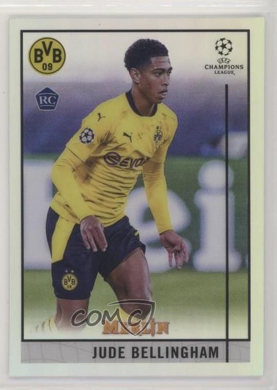 2020 Topps Merlin Collection Chrome UCL Refractor Jude Bellingham Rookie RC 11qd