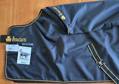 Bucas Irish Classic Lightweight Waterproof Turnout Sheet - 72'' BLACK