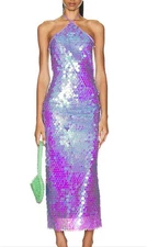 THE NEW ARRIVALS BY ILKYAZ OZEL Triangle Neck Dress Size 36  New With Tags