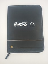 Coca-Cola Live Positively Recycled Padfolio Portfolio Organizer Black 2010 Rare