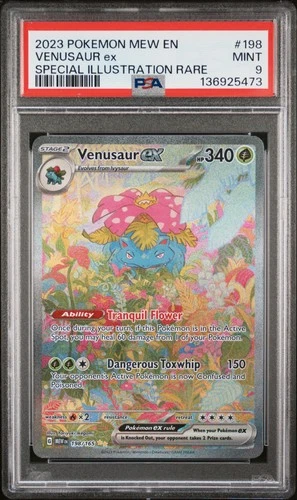 136925473 Venusaur ex 2023 Pokemon Scarlet Violet 151 #198 SIR PSA 9
