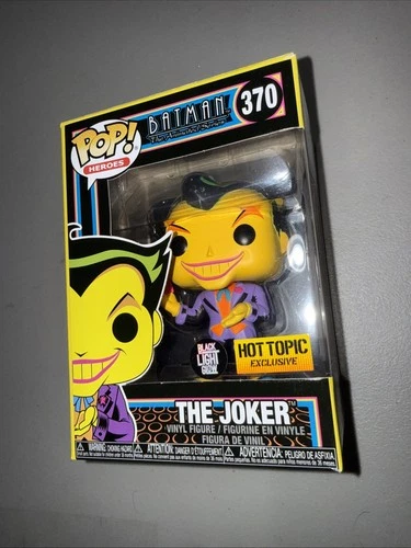 Funko Pop! The Joker #370 (Hot Topic Exc) Blacklight Glow Vinyl Figure