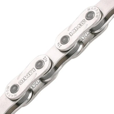 KMC Z1eHX NARROW BMX Bicycle Chain 1/2'' X 3/32'' 112L - SILVER