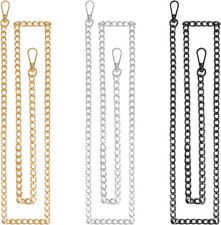 47" Chain Purse Strap,3 PCS Purse Chain Strap Purse Chains for Handbags Accessor
