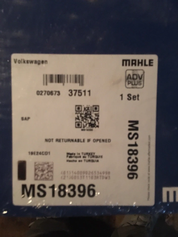 Прокладка выпускного коллектора Mahle MS18396 - Изображение 2 из 4
