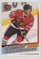 2008-09 Fleer Ultra Rookie Sensations Niklas Hjalmarsson #RS13 0c3