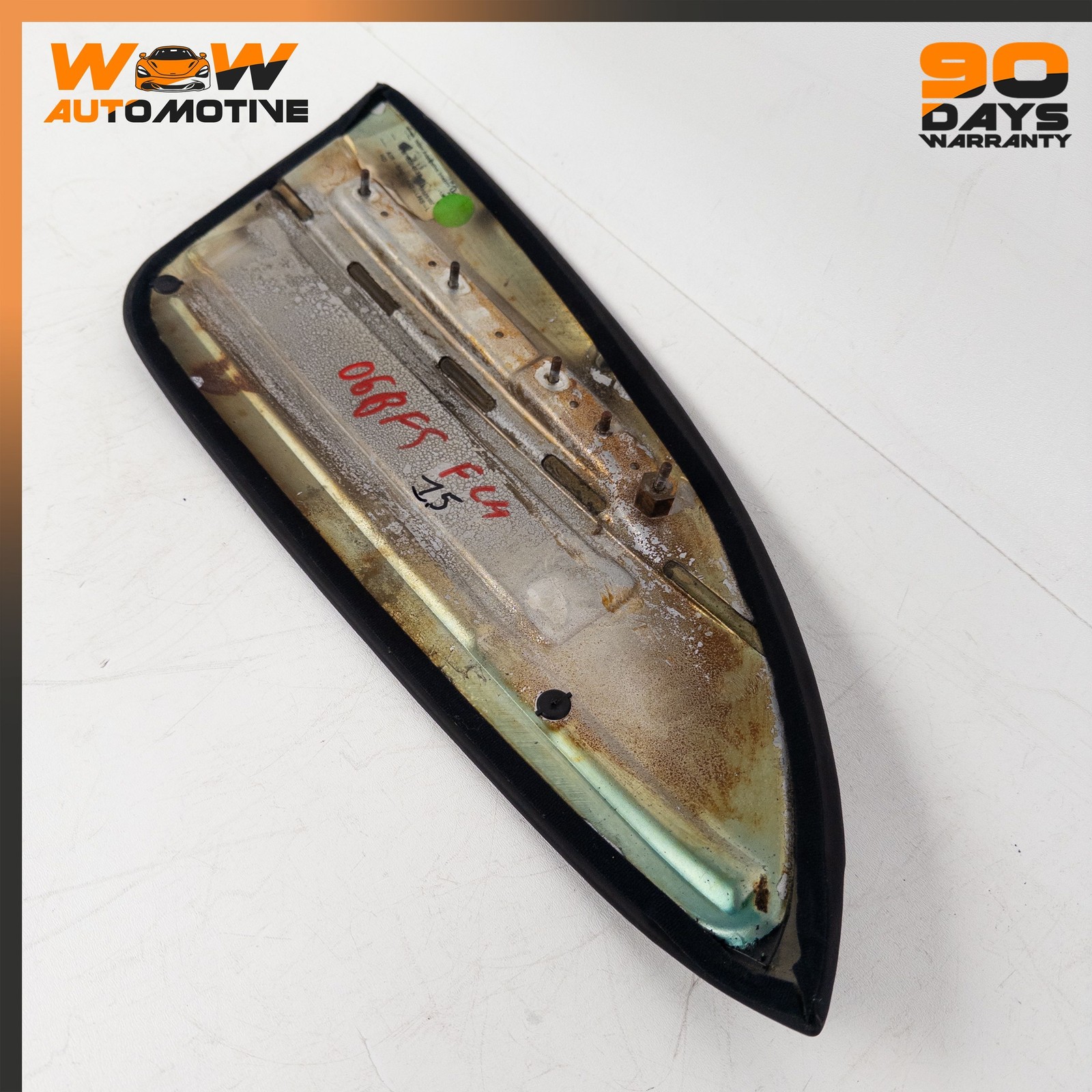 04-13 BENTLEY CONTINENTAL FLYING SPUR FRONT LEFT DASHBOARD TRIM COVER BLACK OEM