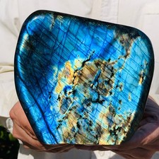 4.18LB Natural Labradorite Quartz Crystal Mineral Specimen Healing