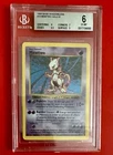1999 Pokémon Basic Shadowless Mewtwo #10 Holo Rare BGS 6