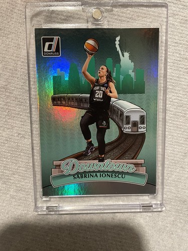 Sabrina Ionescu #5 2025 Panini Donruss WNBA Downtown card